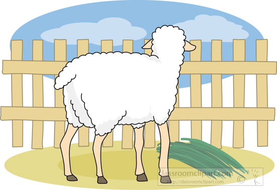 Sheep Clipart Clipart - 17_22A_sheep - Classroom Clipart