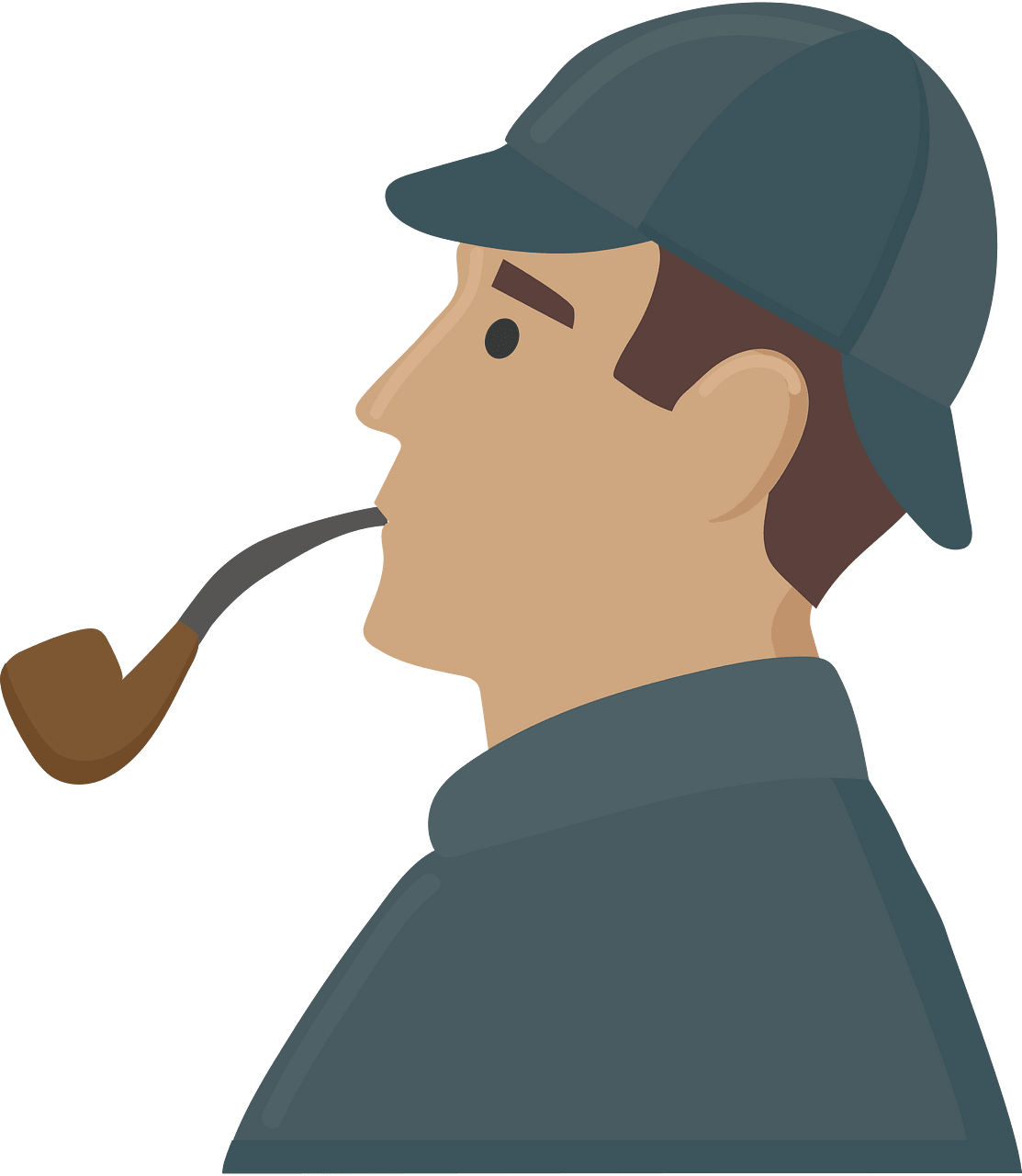 Sherlock Holmes - Free vector clipart images on clipart library.com