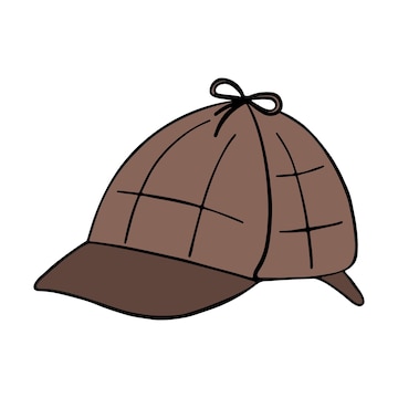 sherlock hat cliparts