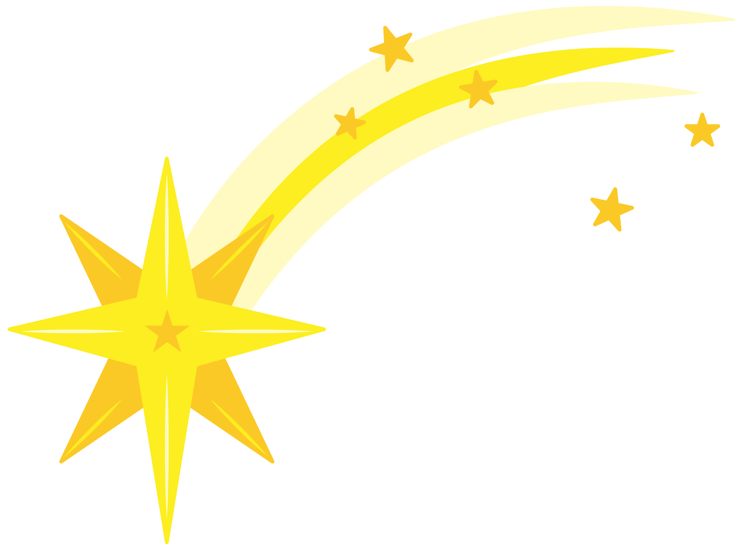 shooting stars clipart