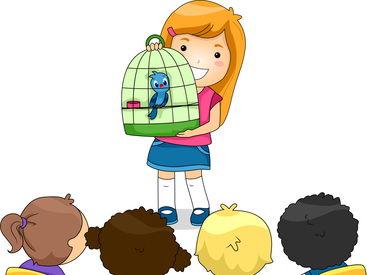 show and tell clipart