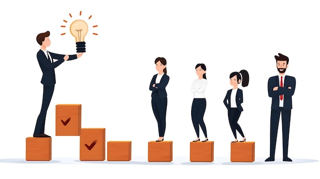 Comprehensive Clipart Designs Showcasing Leadership Development ...