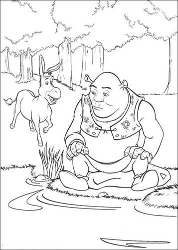 Kids-n-fun.com | 46 coloring pages of Shrek