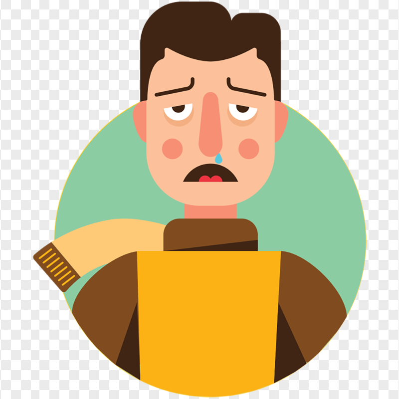 sick man cliparts
