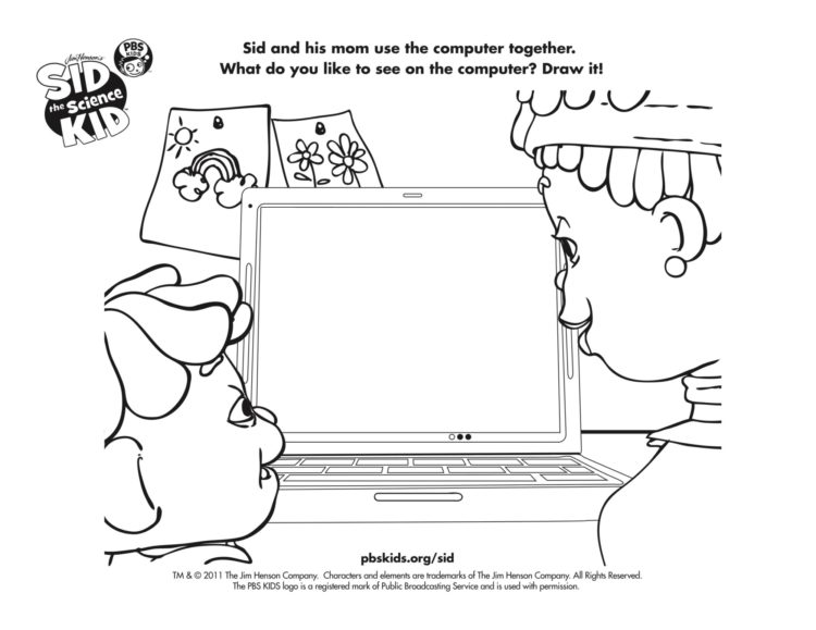 sid the science kid coloring page