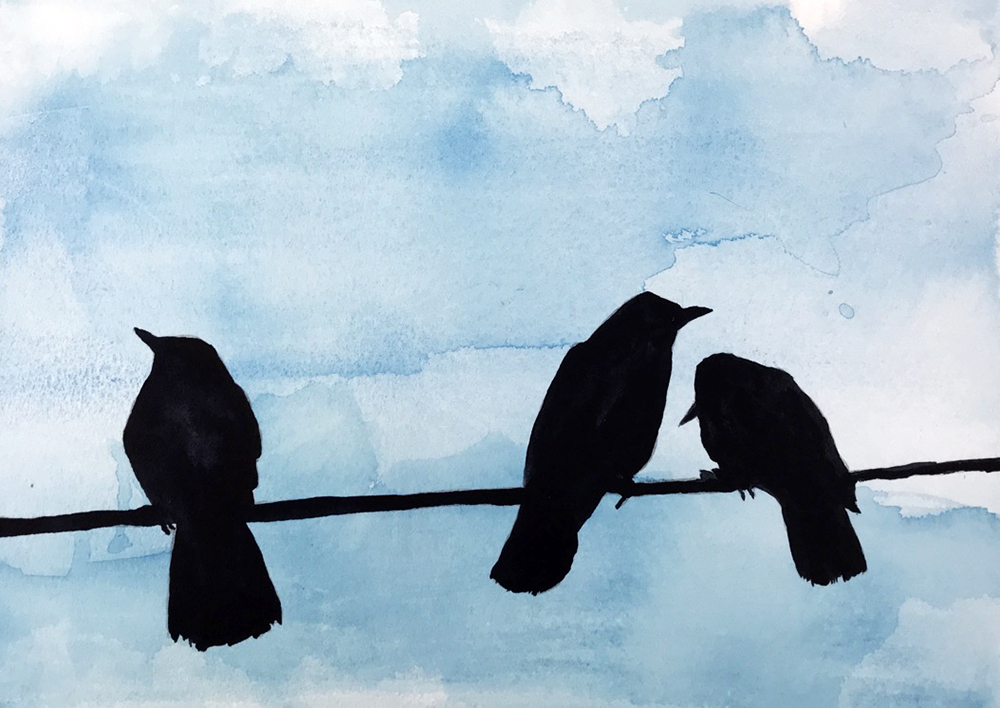 TUTORIAL: How to Paint a Watercolor Silhouette - Doodlewash®