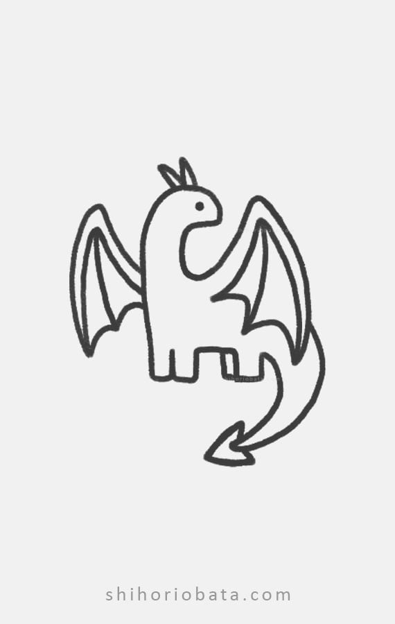 Dragon skor Drawing