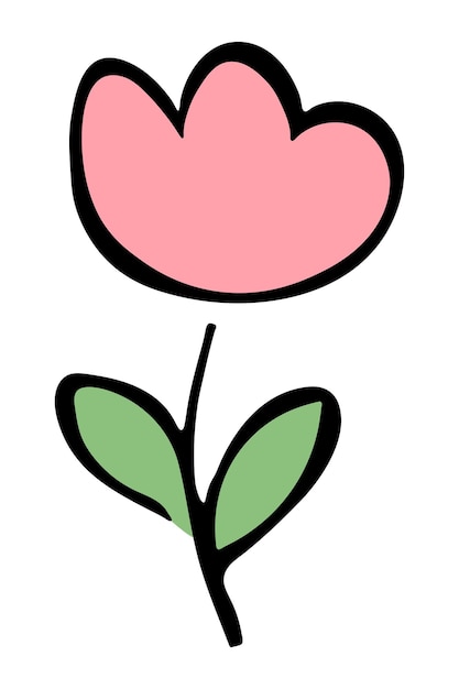 simple flower cliparts