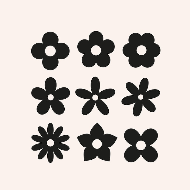 simple flower vector