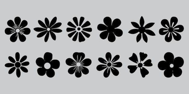 simple flower vector