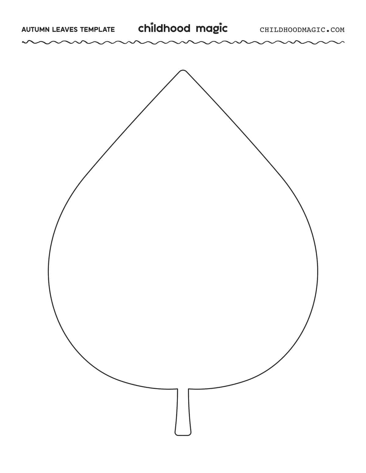 Leaf Outline - Childhood Magic