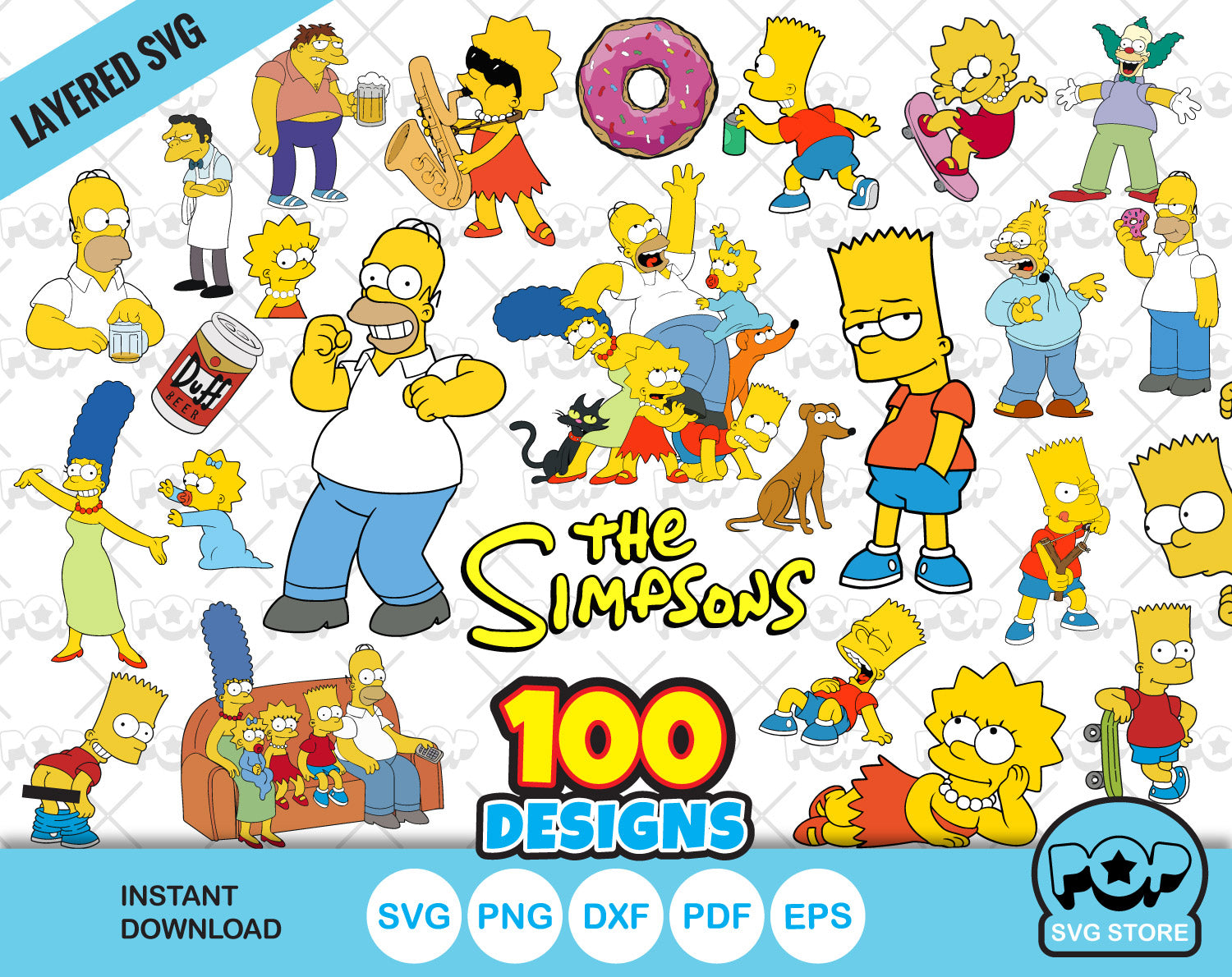 simpsons cliparts