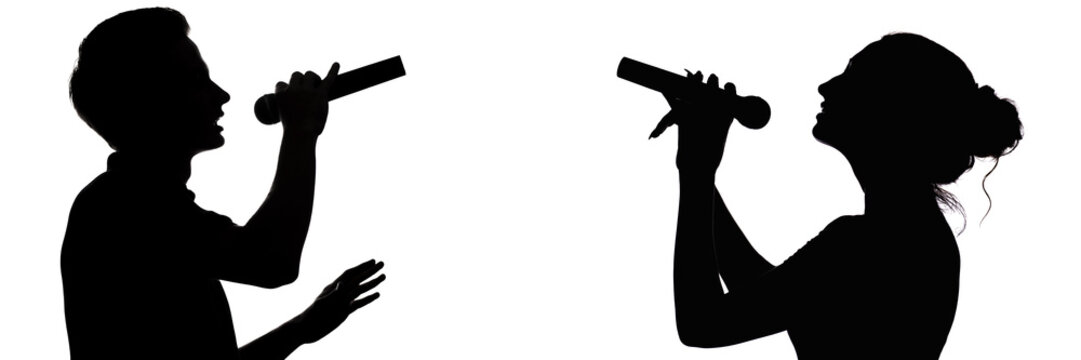 Singing Silhouette-Bilder: Stock-Fotos &amp; -Videos. | Adobe Stock