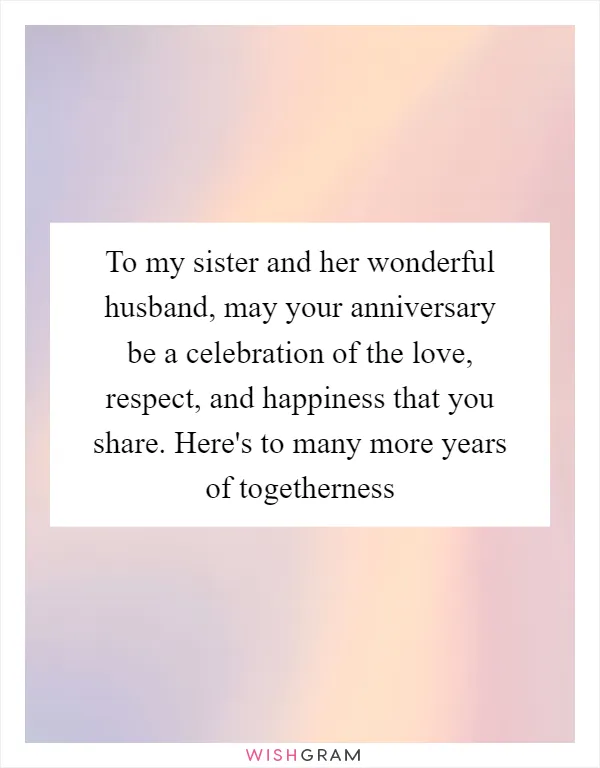 sister anniversarys