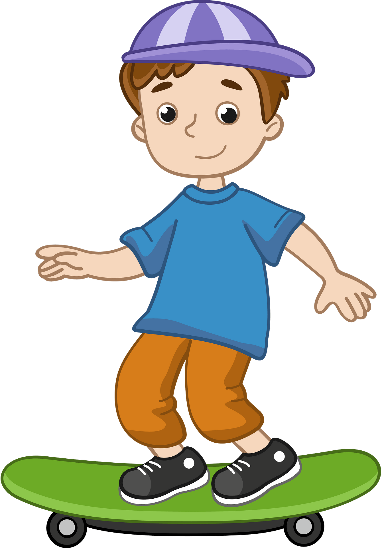 skateboard clipart