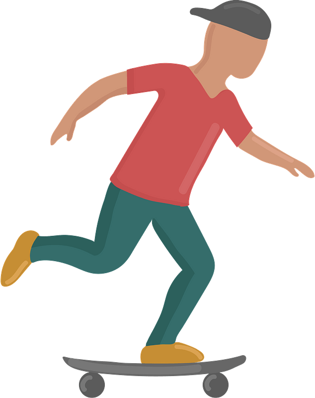 skateboarder cliparts
