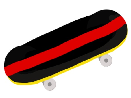 skateboarding cliparts borders