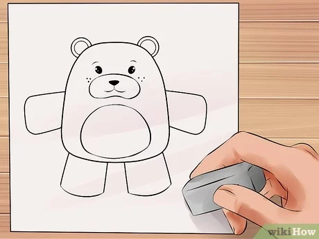 4 Ways to Draw a Teddy Bear - wikiHow