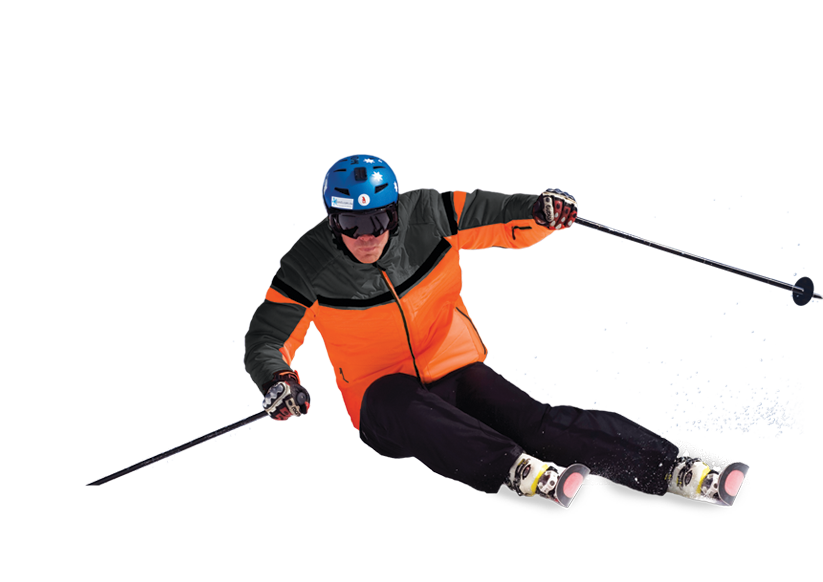 Skiing PNG transparent image download, size: 823x582px