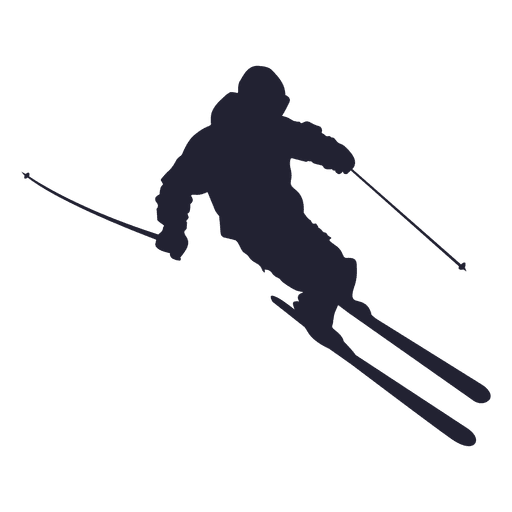 Ski Player Silhouette PNG &amp; SVG Design For T-Shirts