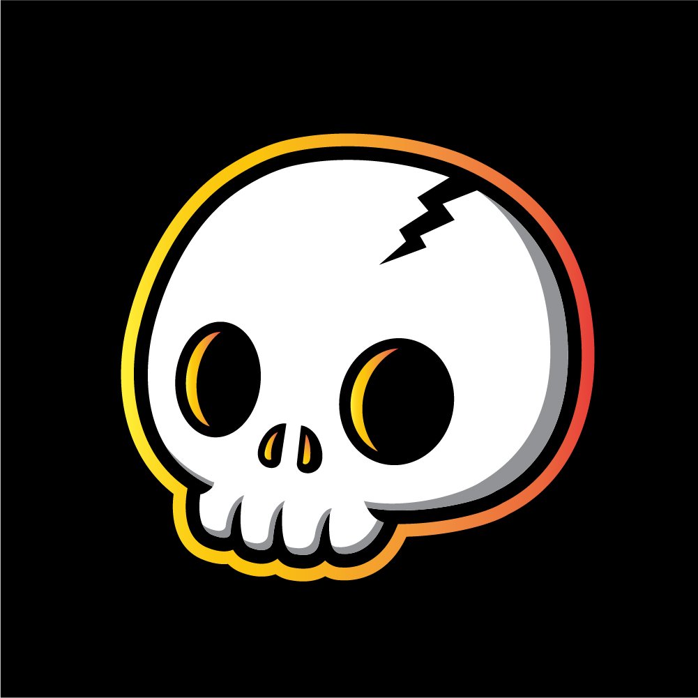 Cartoon skull image Royalty-free Stock Vector Images
