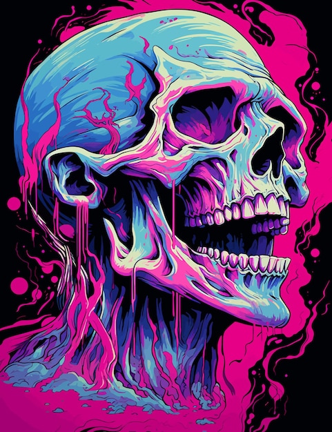 Skull graphic | Premium AI-generated vector