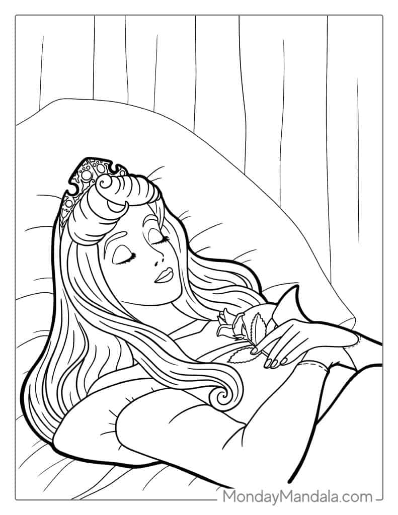 sleeping beauty printables