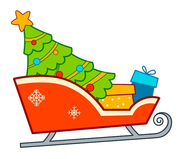 Santa Sleigh Clipart Images - Free Download on clipart library