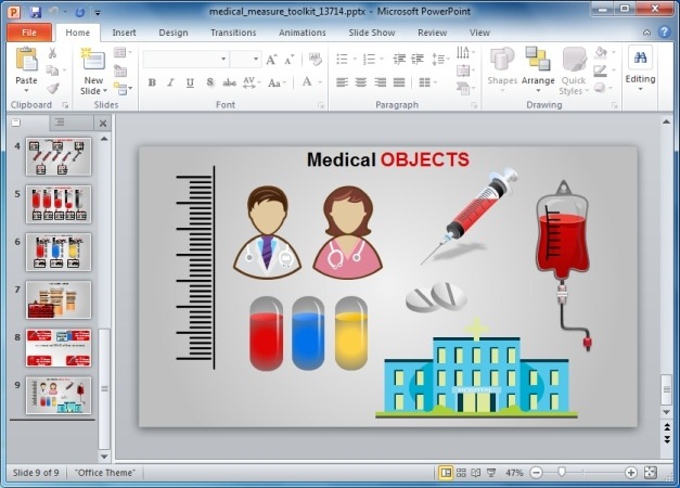 Medical PowerPoint Template With Animations And Clipart