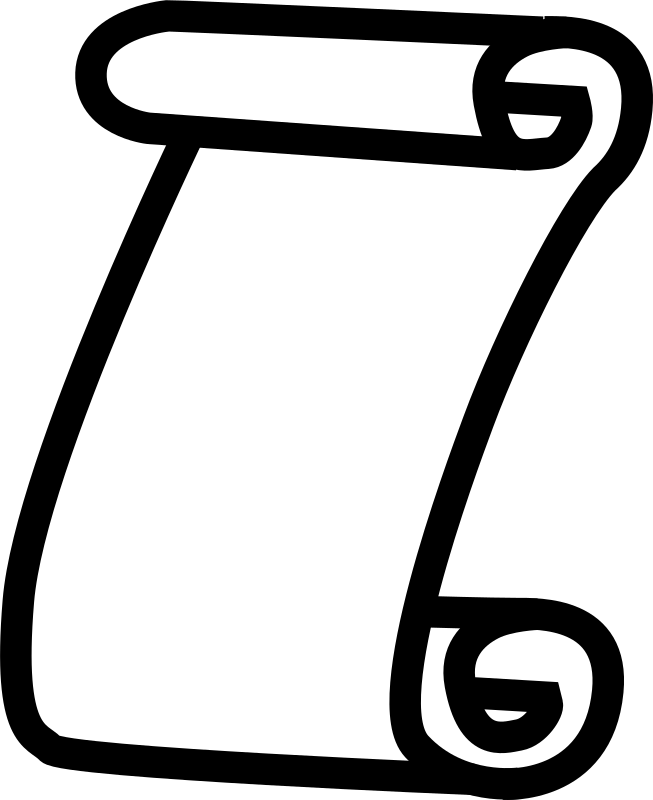 Scroll icon - Openclipart