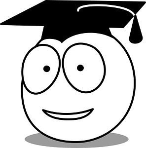 Smiley graduate - Free vector clipart images on clipart library.com
