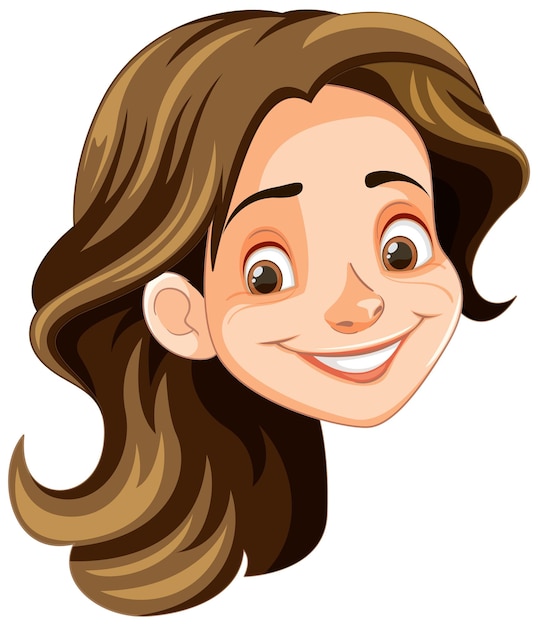 smiling girl cliparts