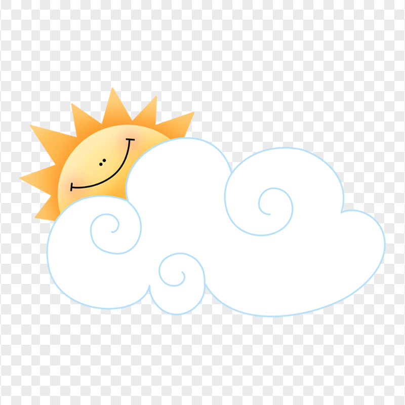 smiling sun clipart
