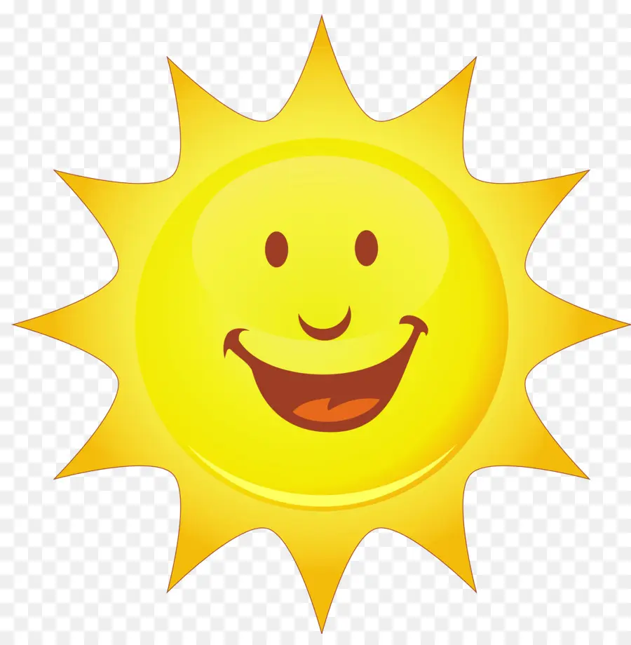 smiling sunshine clipart
