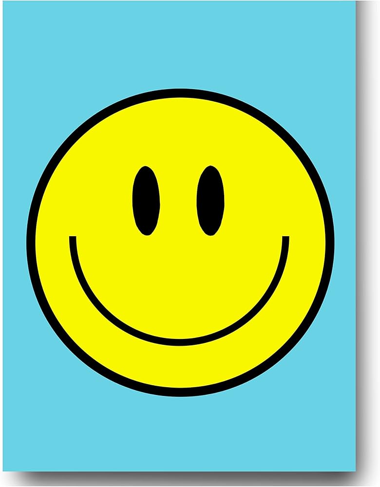 Amazon.com: JUJUS VIBES Preppy Room Decor Aesthetic Smiley Face ...