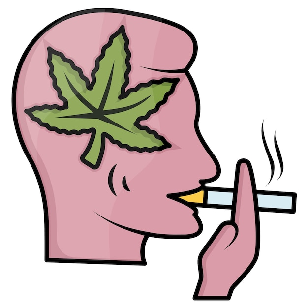 smoking weed cliparts
