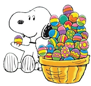 snoopy easter cliparts