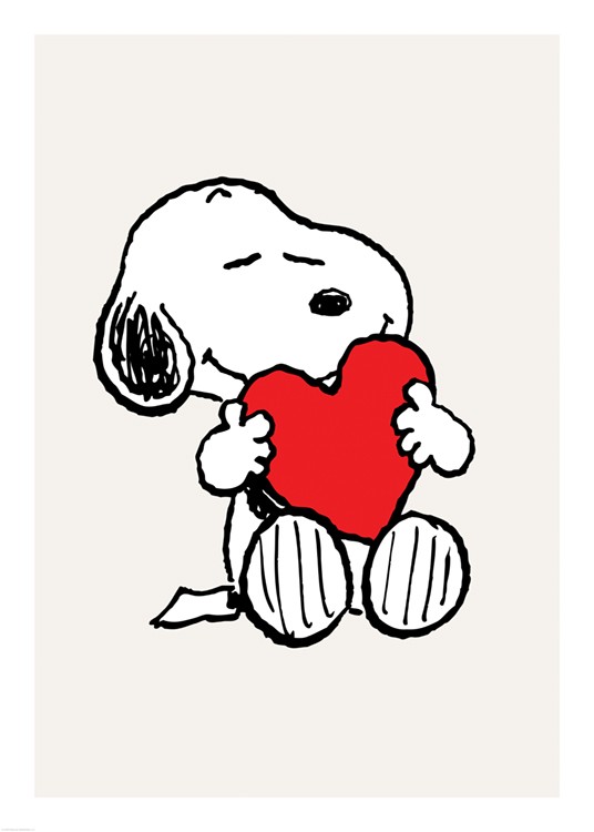 Snoopy Love Poster