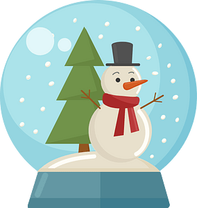 snow globe clipart