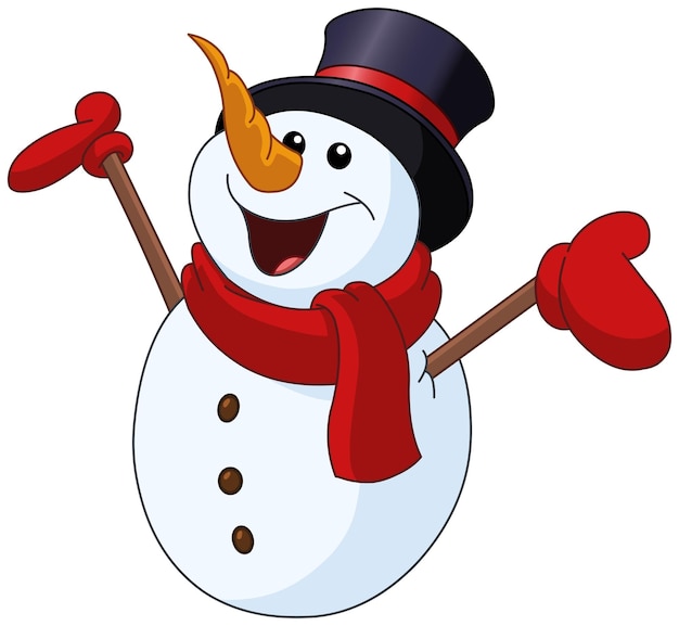 snow man clipart