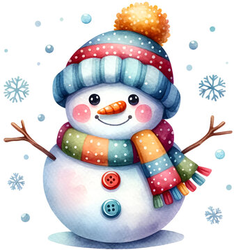 snow man clipart