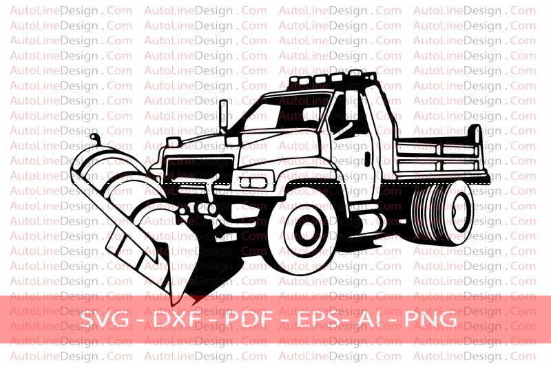 snow truck cliparts