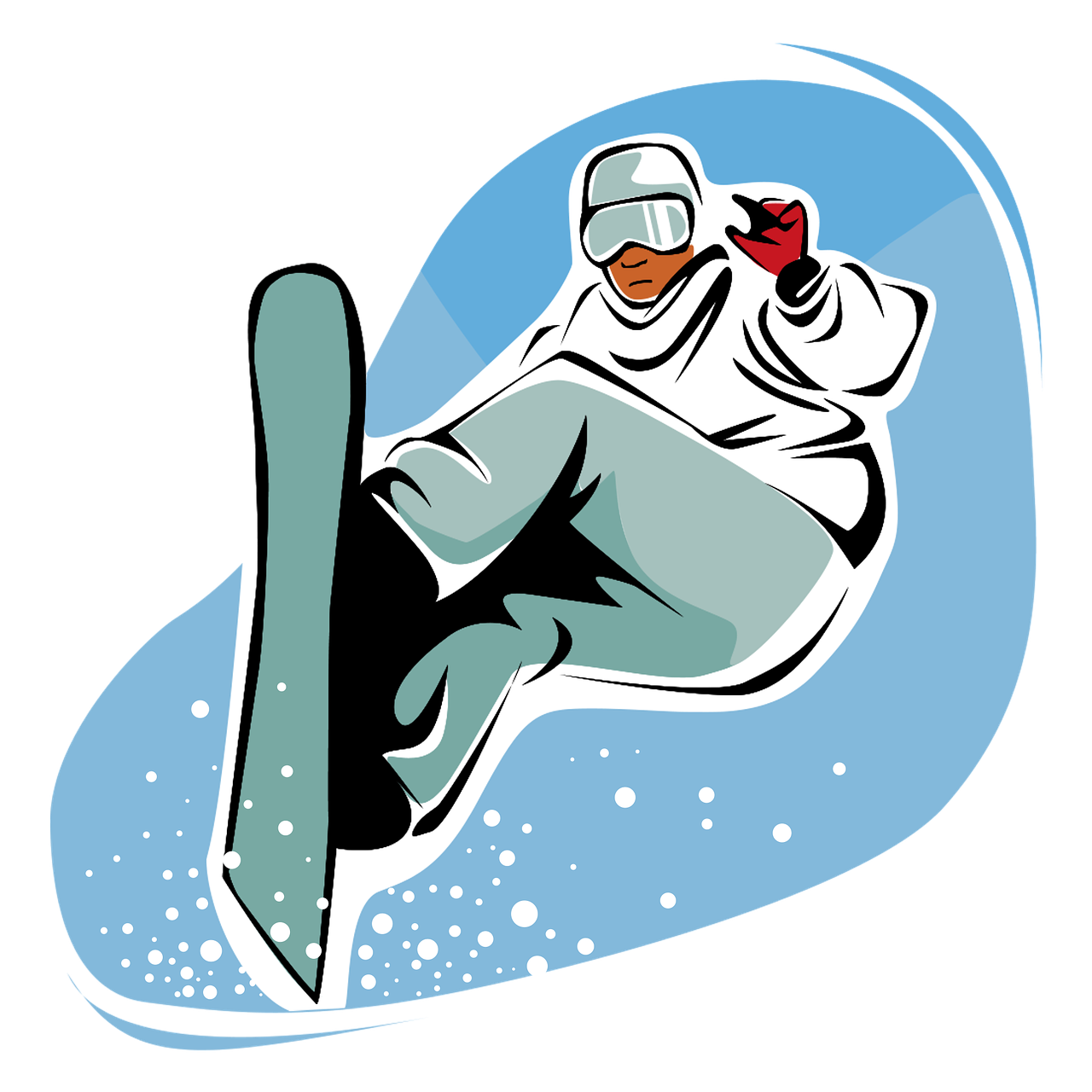 snowboard cliparts