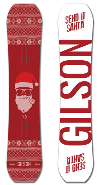 snowboards santa