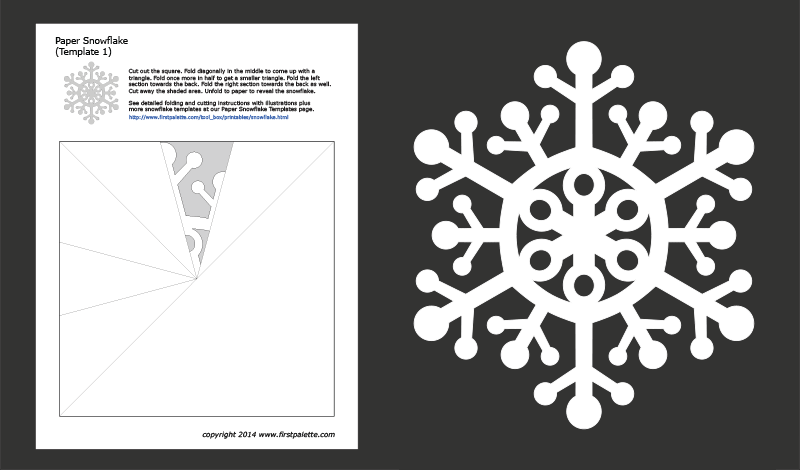 Paper Snowflake Templates | Free Printable Templates &amp; Coloring ...