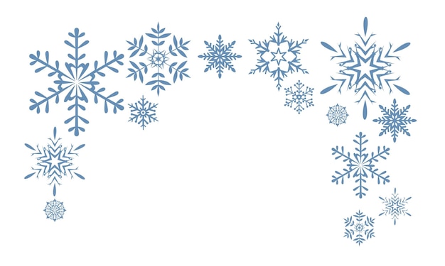 snowflakes clipart