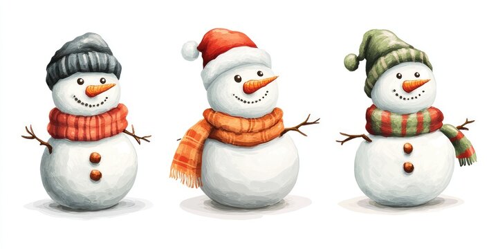 snowman cliparts background