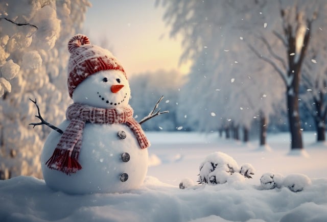 Download Ai Generated, Nature, Snowman. Royalty-Free Stock ...
