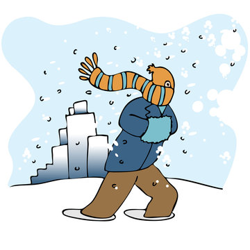 snowstorm cliparts