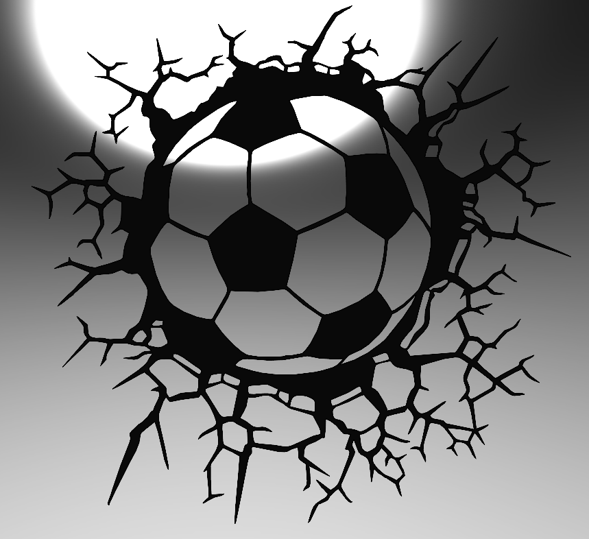 Football (Soccer) Ball Line Art